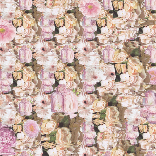 Cream Flower Trip Wallpaper