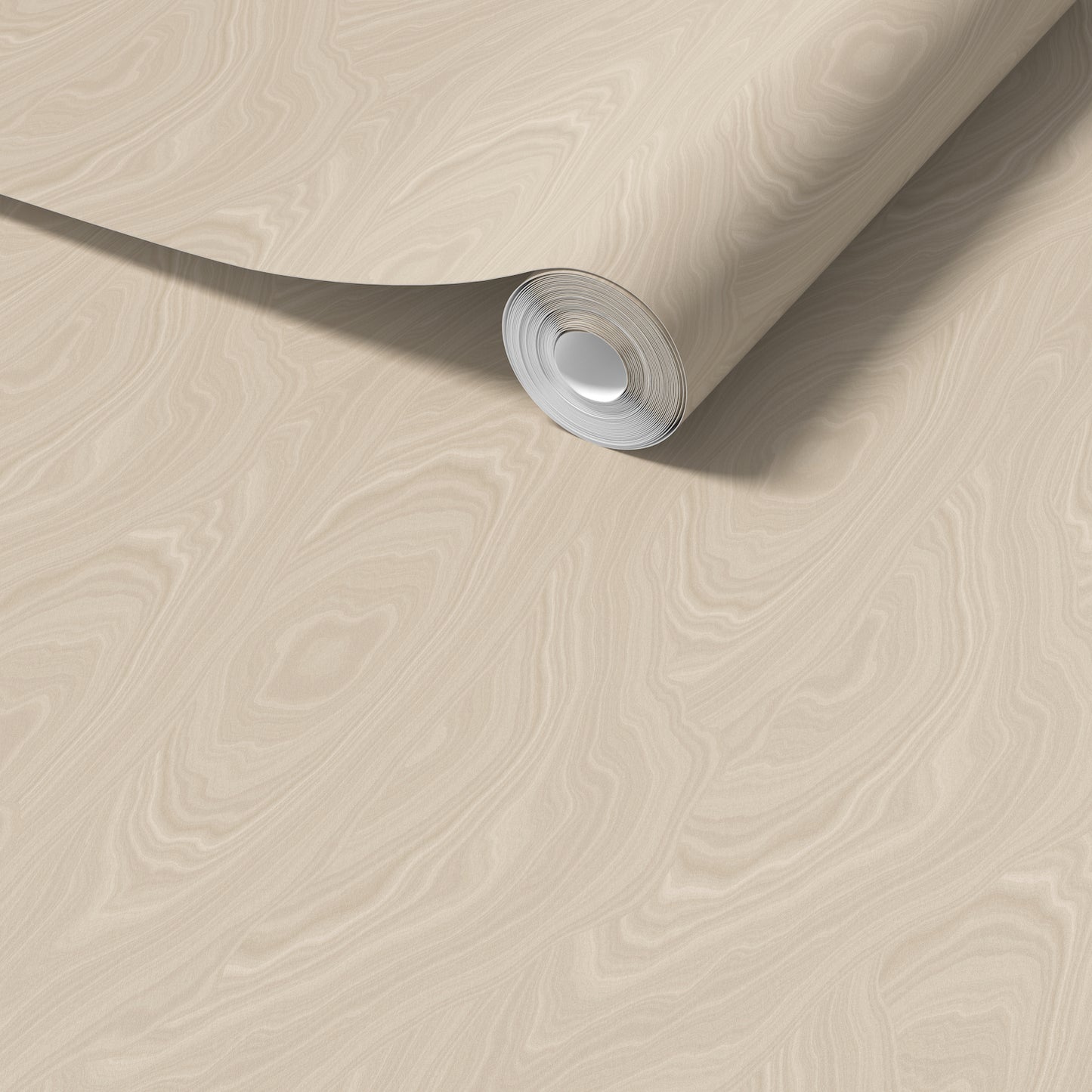 Tonal Malachite Wallpaper in Almond