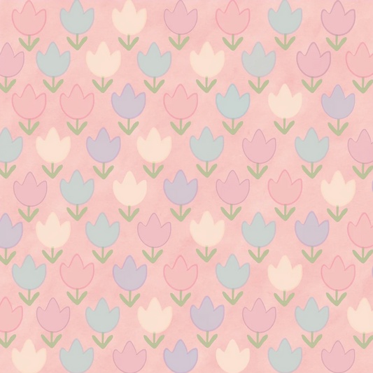 Morning Meadow Blush Wallpaper