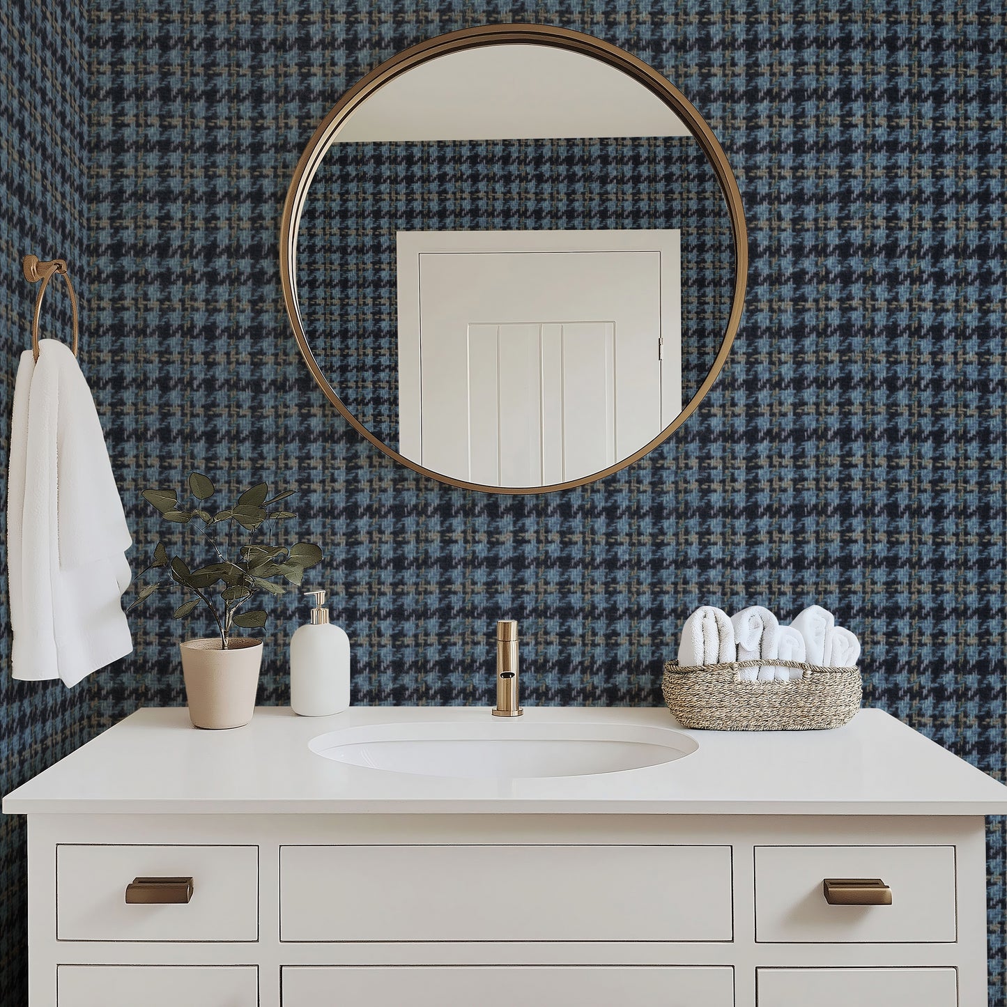 Private School Tweed Wallpaper