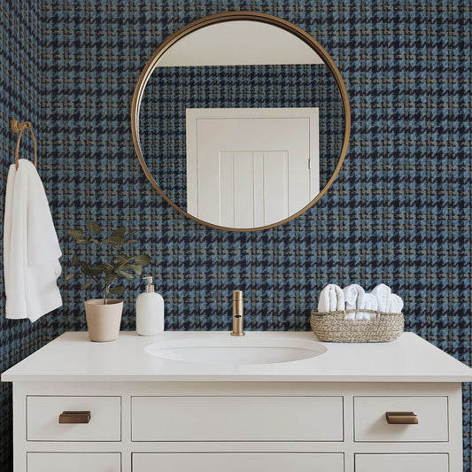 Private School Tweed Wallpaper