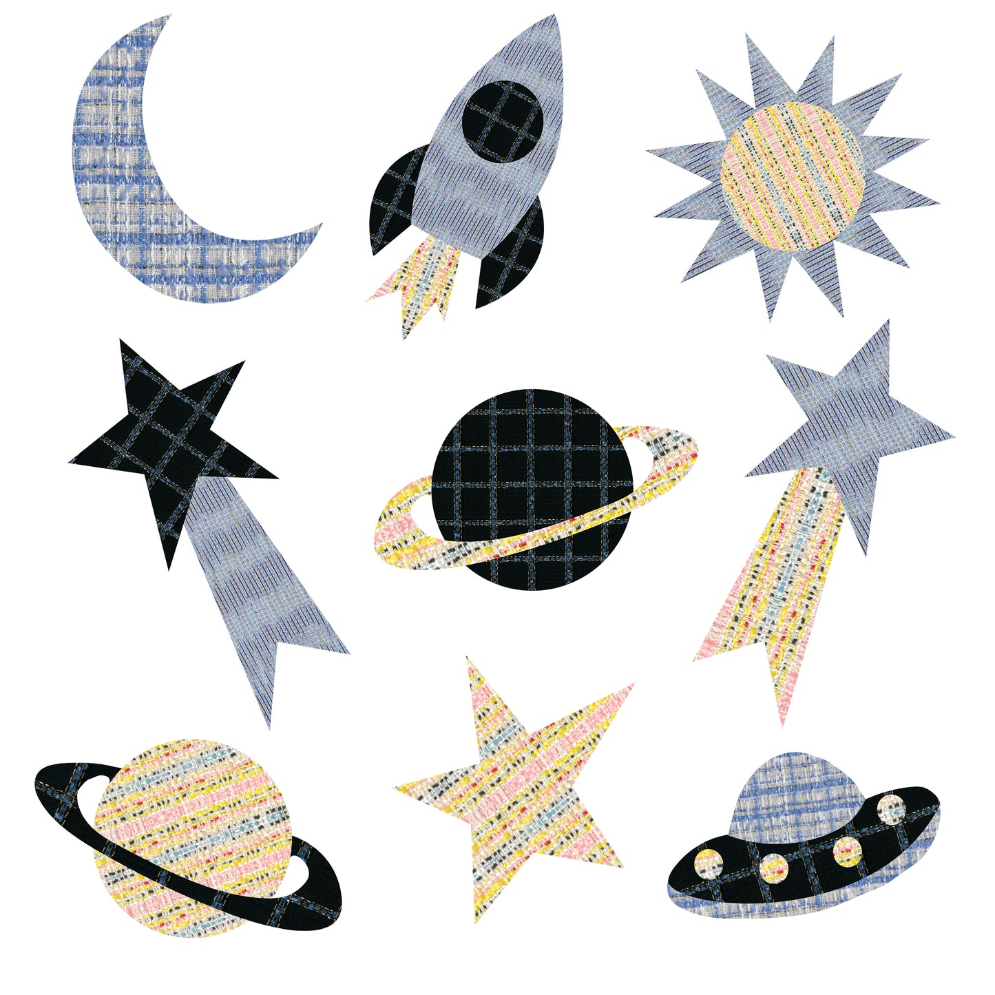 Space Wall Decal Set