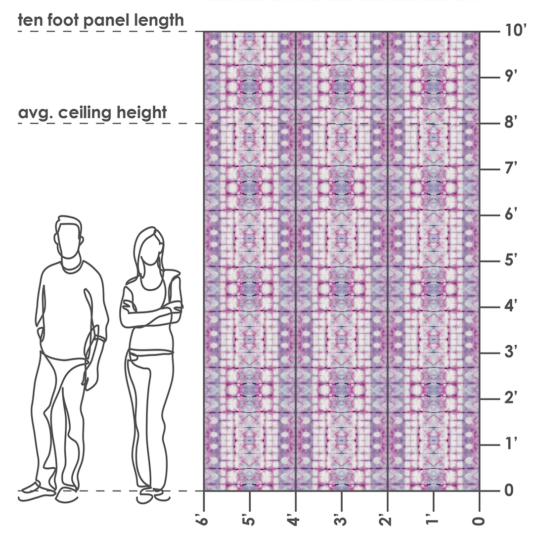 Hot Pink Tie Dye Wallpaper