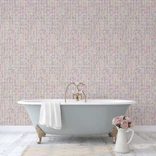 Dream House Pearl Tweed Wallpaper