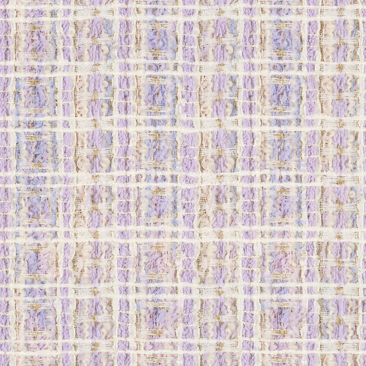 Purple Tweed Pillow Cover