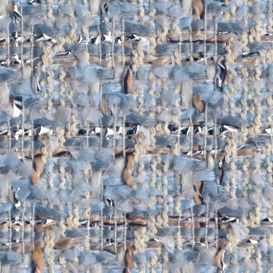 Not Basic Blue Tweed Wallpaper