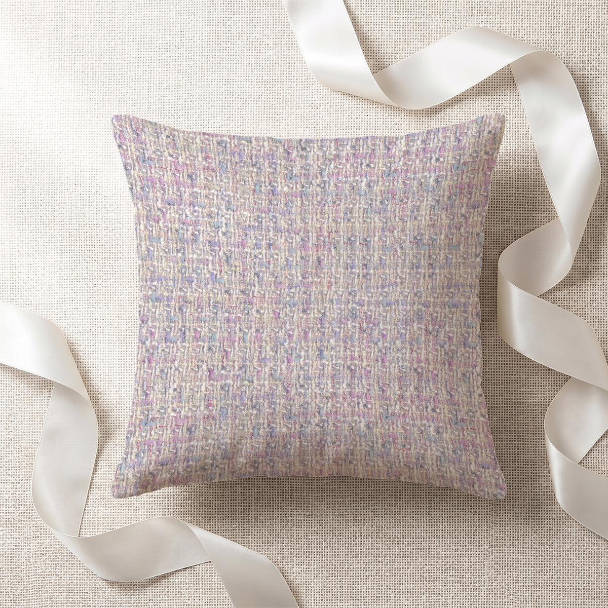 Dream House Pearl Washable Tweed Pillow