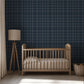 Balmoral Blue Plaid Wallpaper