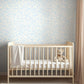 Blooming Toile Blue Wallpaper