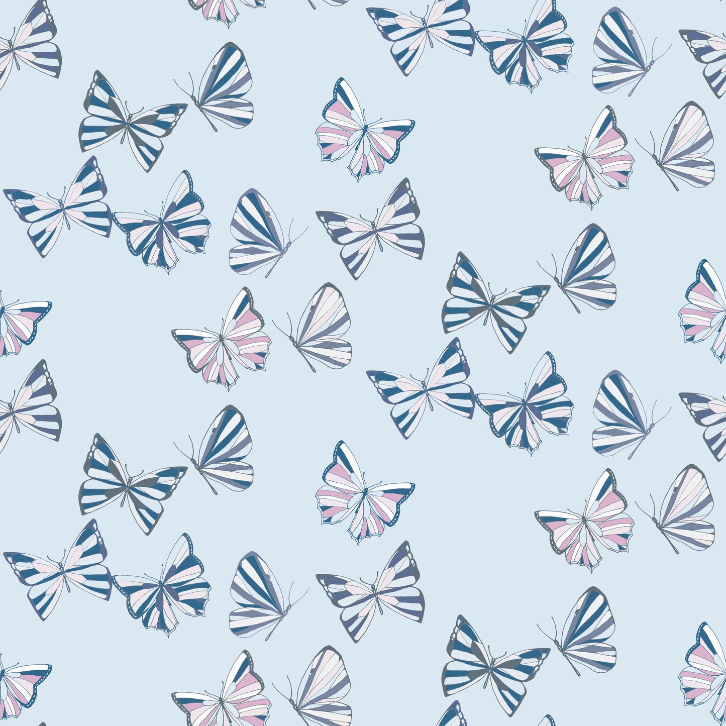 Butterfly Social in Blue Multi