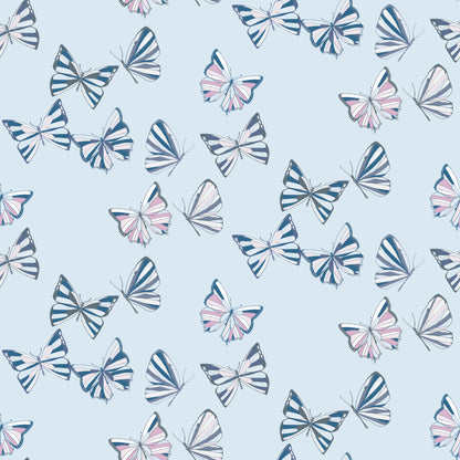 Butterfly Social in Blue Multi