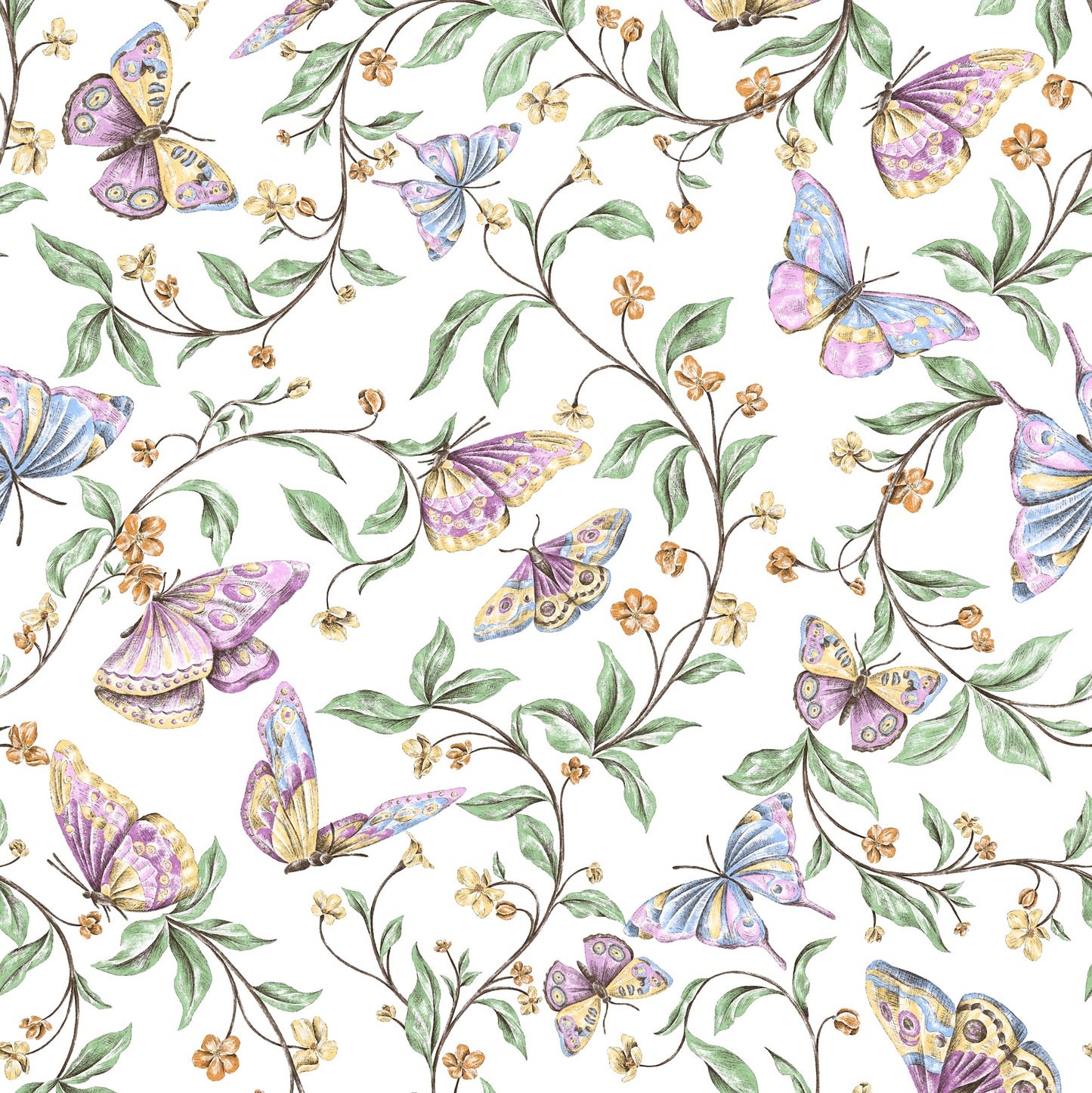 Botanical Whisper Wallpaper