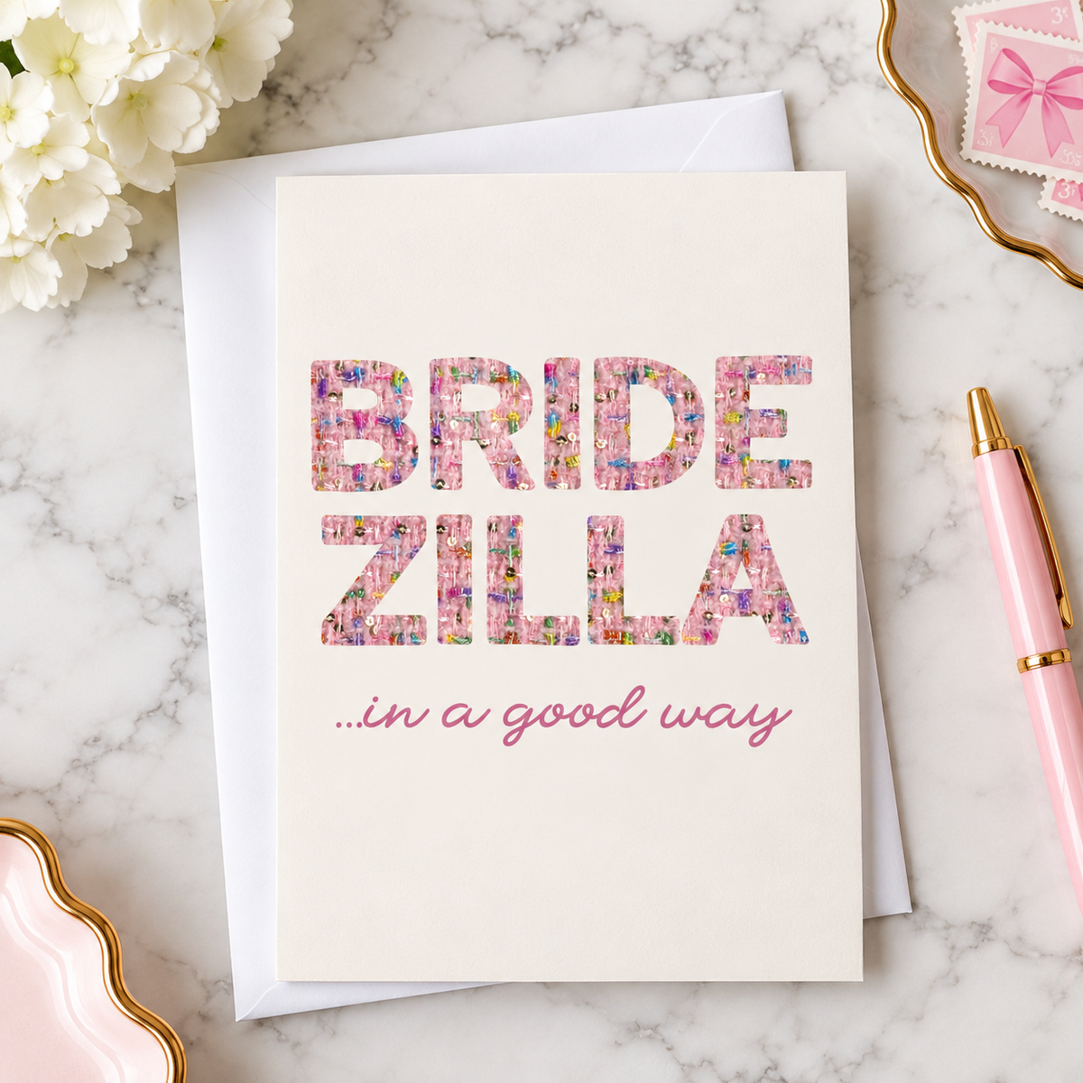 Bridezilla Greeting Card