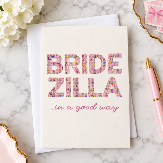 Bridezilla Greeting Card