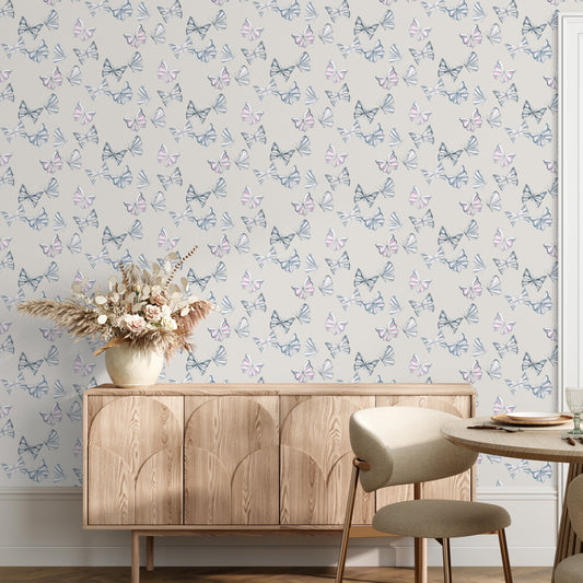 Butterfly Social in Beige Multi