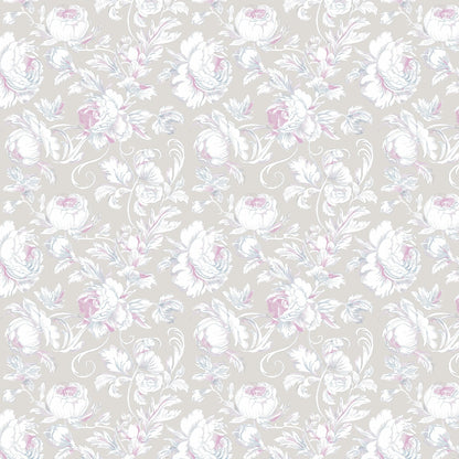 Cottage Chintz in Clay with a Pop of Pink