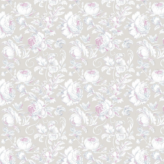 Cottage Chintz in Clay with a Pop of Pink