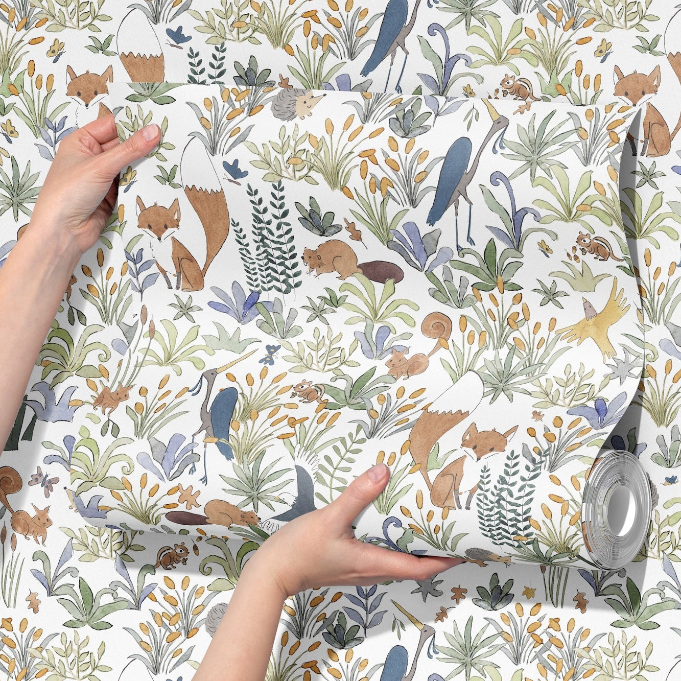 Foxy Forest Wallpaper