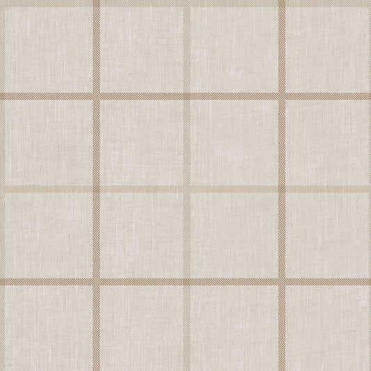 Integrated Check Cream Wallpaper