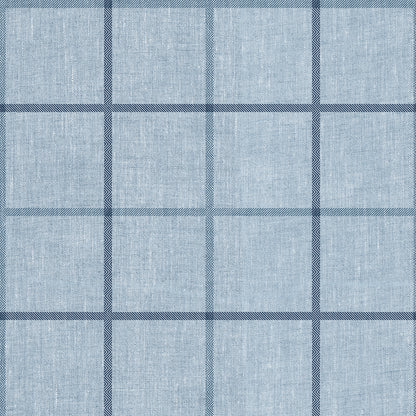 Integrated Check Denim Wallpaper