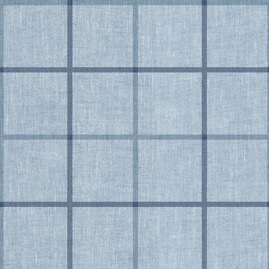 Integrated Check Denim Wallpaper