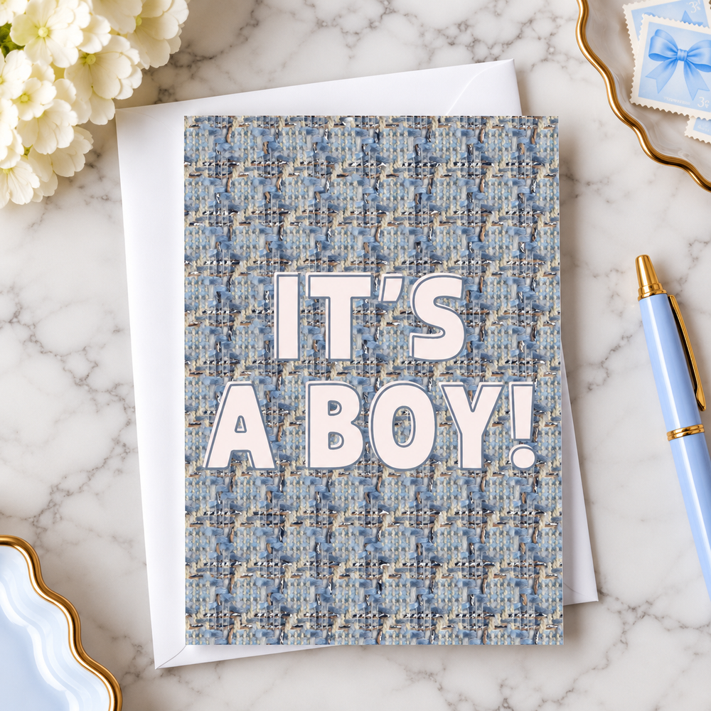 It's a Boy Greeting Card