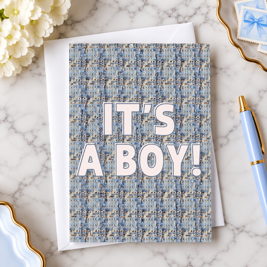 It's a Boy Greeting Card