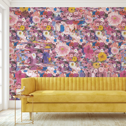 Pink Flower Trip Wallpaper