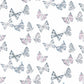 Butterfly Social in White Multi