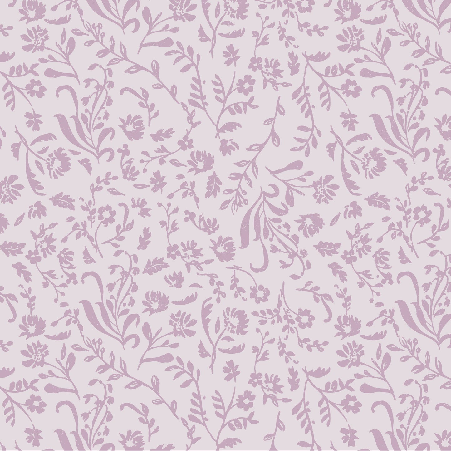 Micro Floral in Tonal Mauve