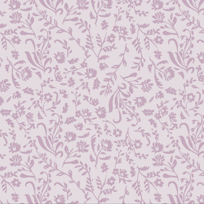 Micro Floral in Tonal Mauve