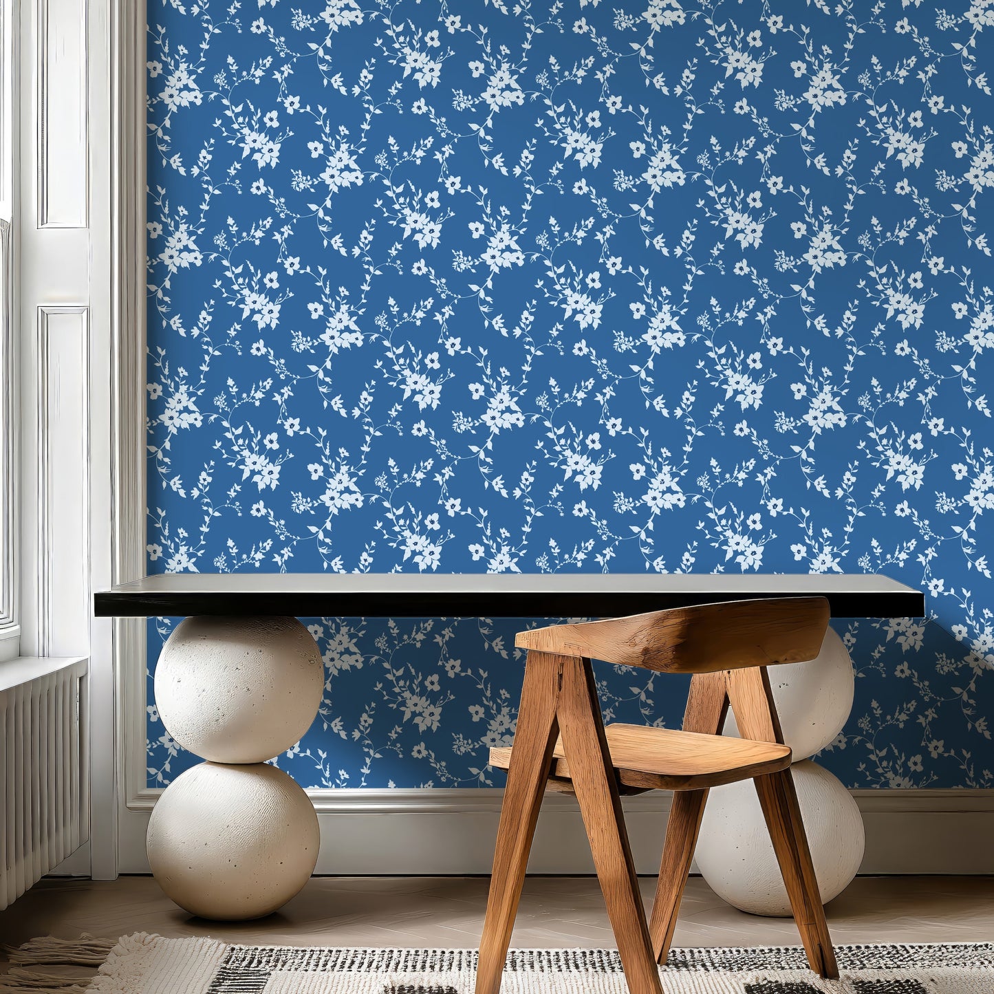 On The Vine in Navy Blue