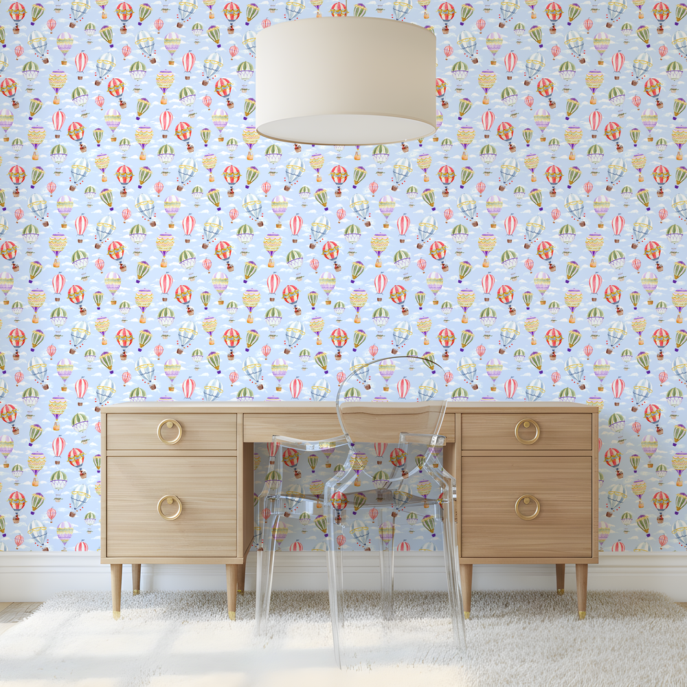 Up Up and Away in Blue