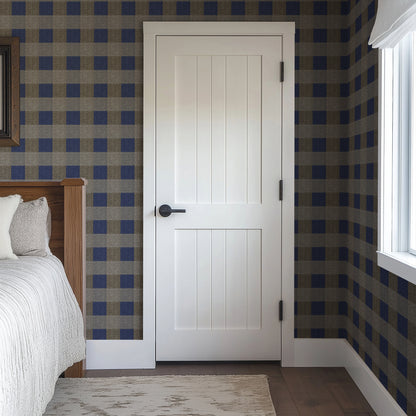 Herringbone in Suit Quartet Wallpaper