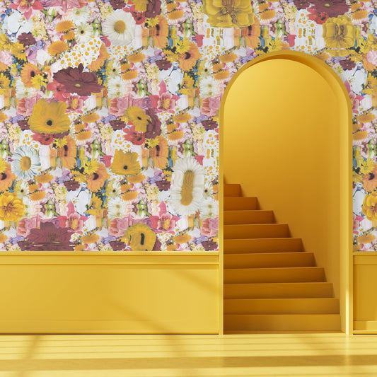 Yellow Flower Trip Wallpaper