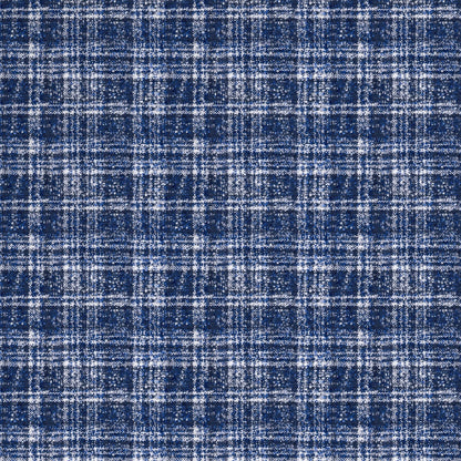 Royal Blue Plaid Wallpaper