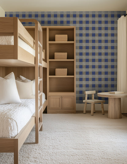 Herringbone in Suit Quartet Wallpaper