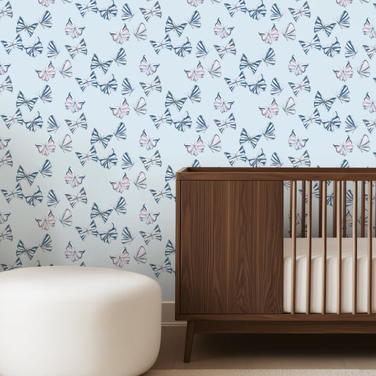 Butterfly Social in Blue Multi