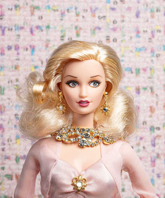 Bottle Blonde Framed Barbie