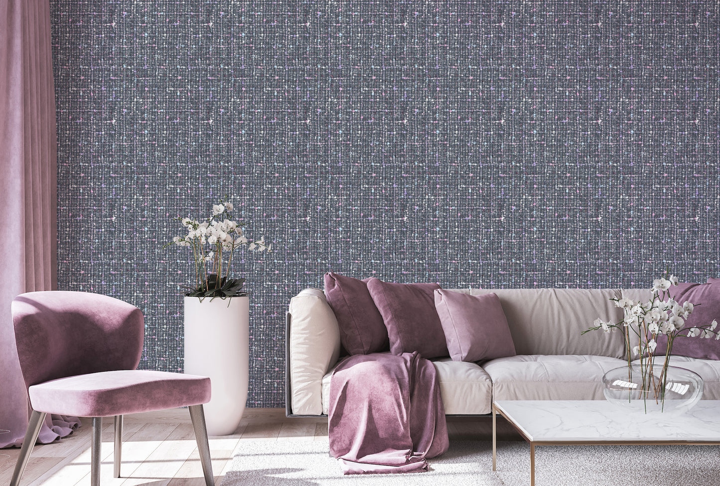 Endless Grey Couture Wallpaper