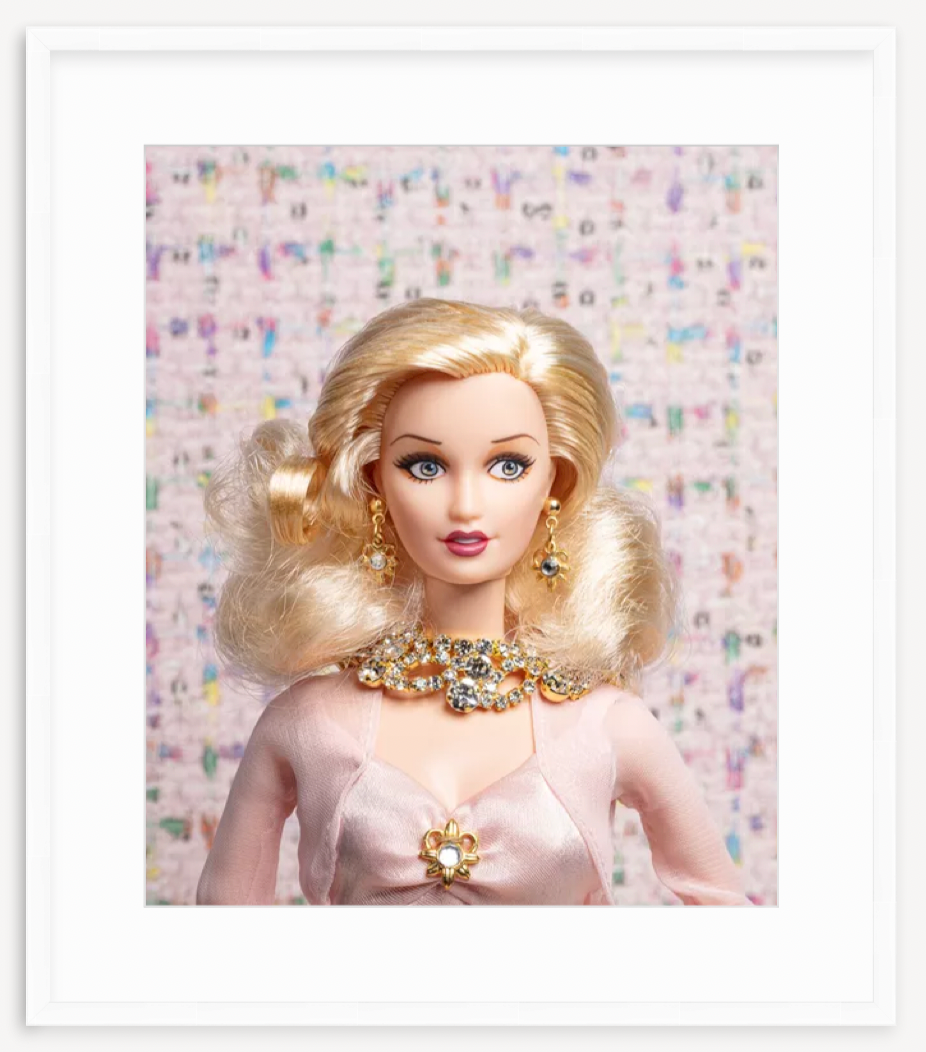 Bottle Blonde Framed Barbie