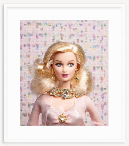 Bottle Blonde Framed Barbie